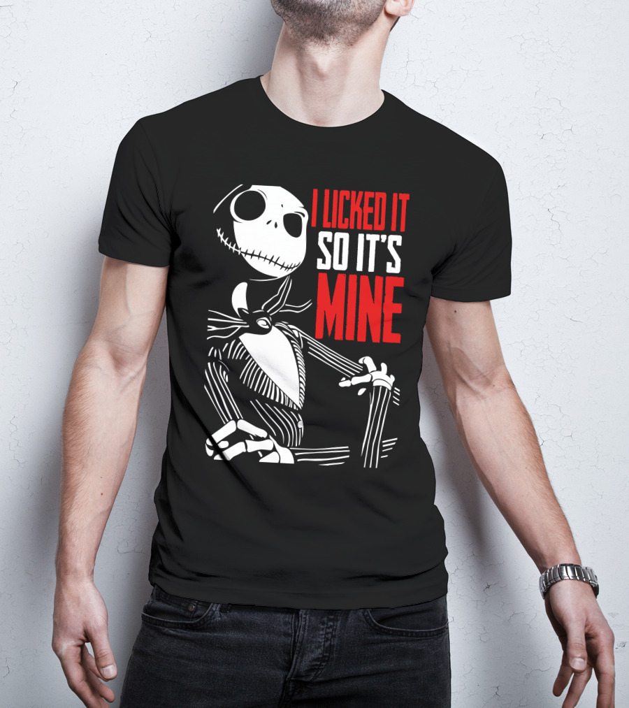 I Licked It So It's Mine Nightmare Large Character T-Shirt