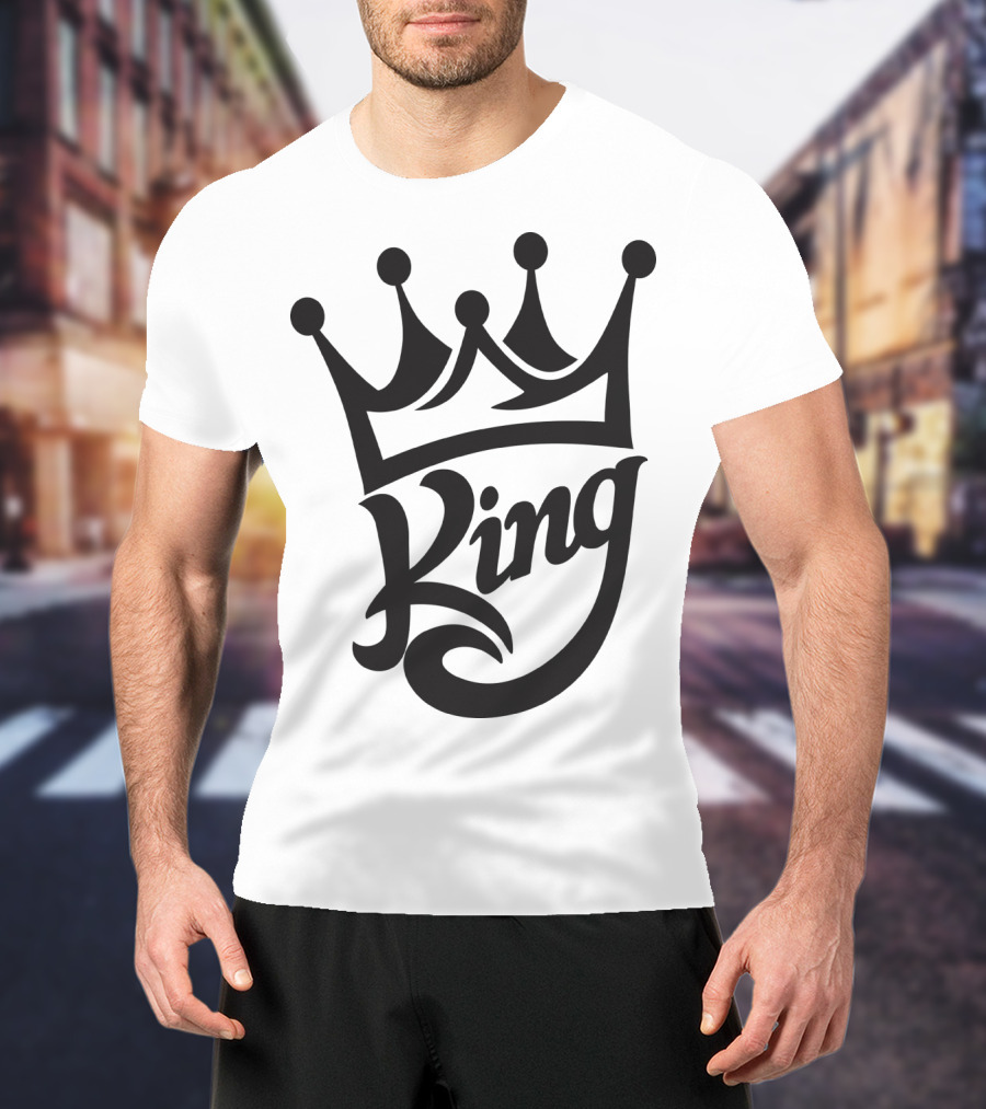 King Crown Iconic Typography T-Shirt