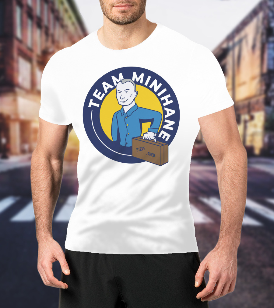 Team Minihane Steve Jared Retro T-Shirt