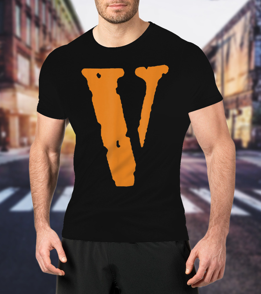 Orange V Icon V.LONE Branding T-Shirt