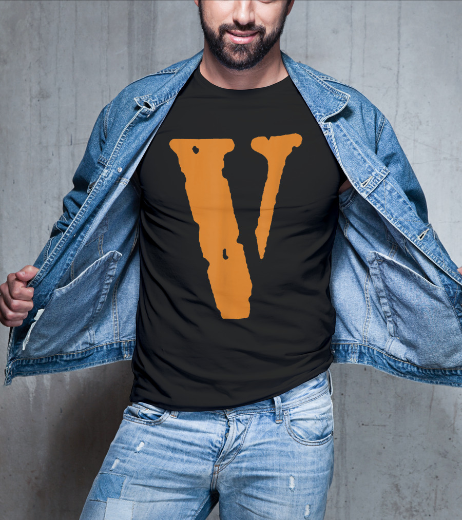 Orange V Icon V.LONE Branding T-Shirt