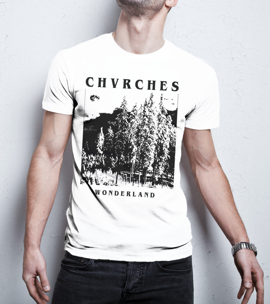 CHVRCHES Wonderland Winter Forest Scene T-Shirt