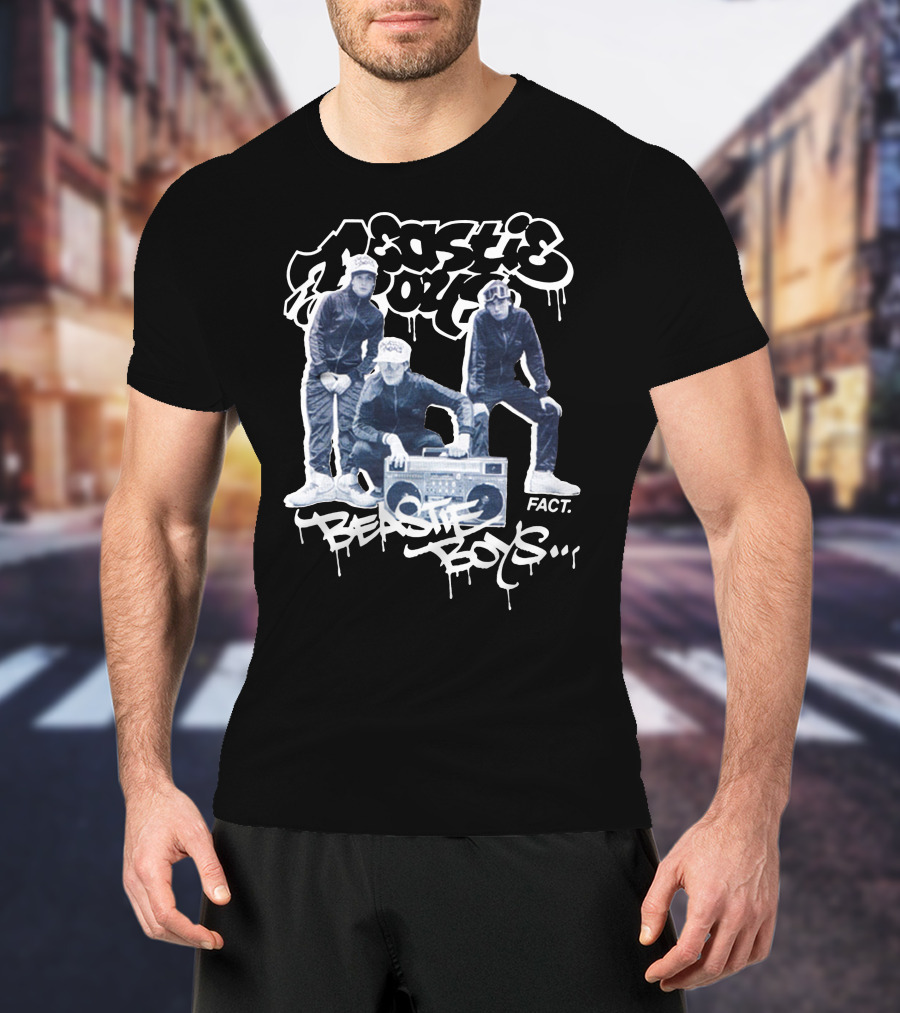 Beastie Boys Fact Boombox Trio T-Shirt