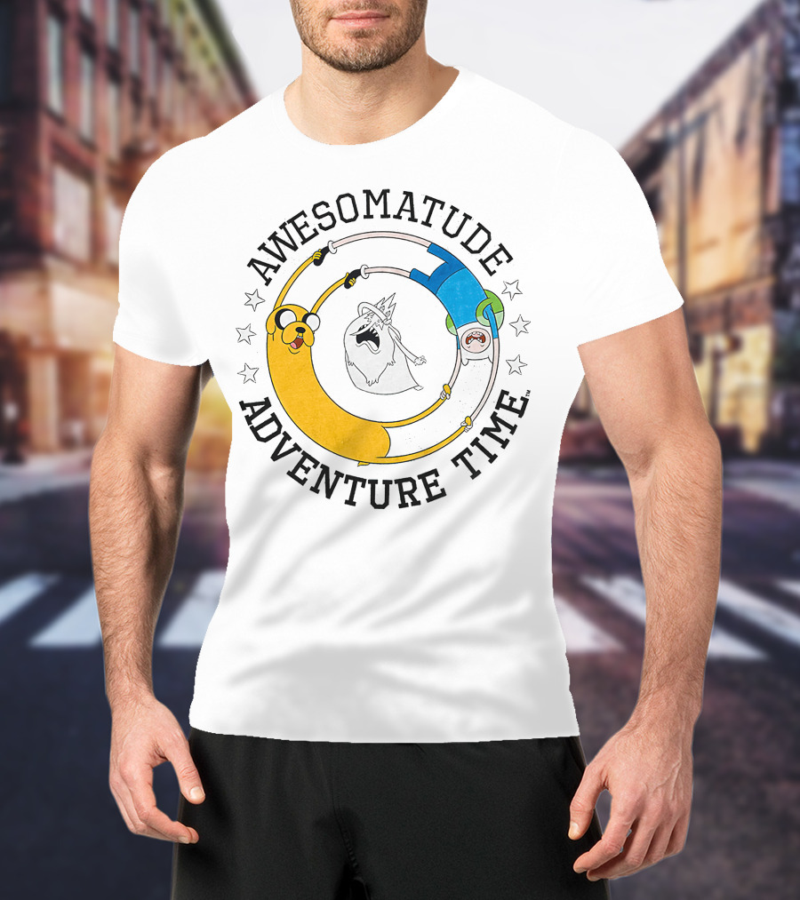 AWESOMATUDE ADVENTURE TIME T-Shirt