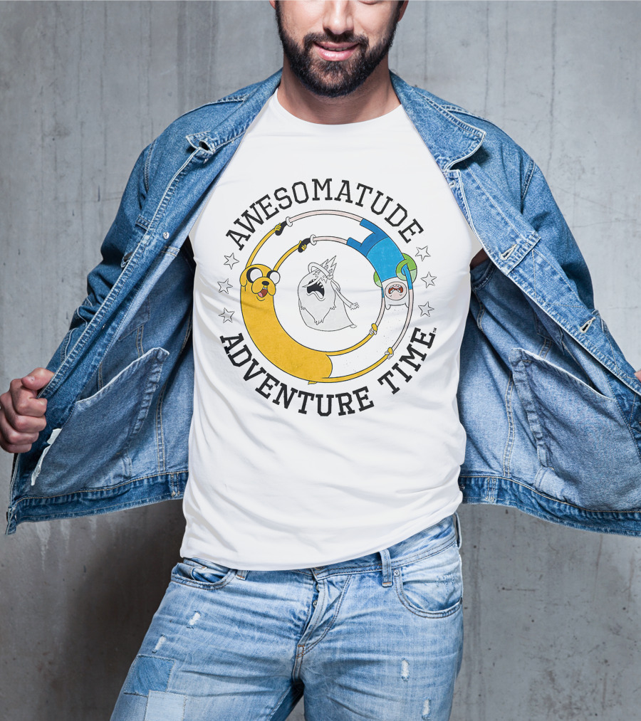 AWESOMATUDE ADVENTURE TIME T-Shirt
