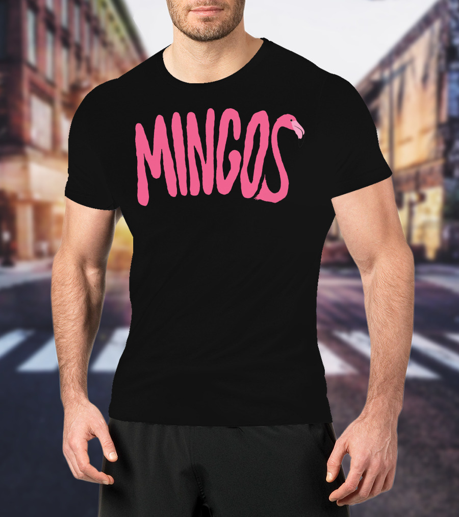 Mingos Text Flamingo T-Shirt
