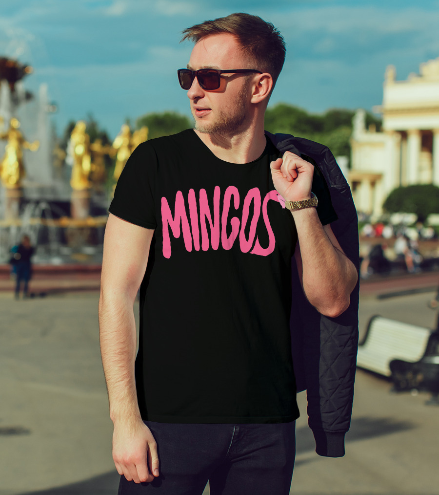 Mingos Text Flamingo T-Shirt