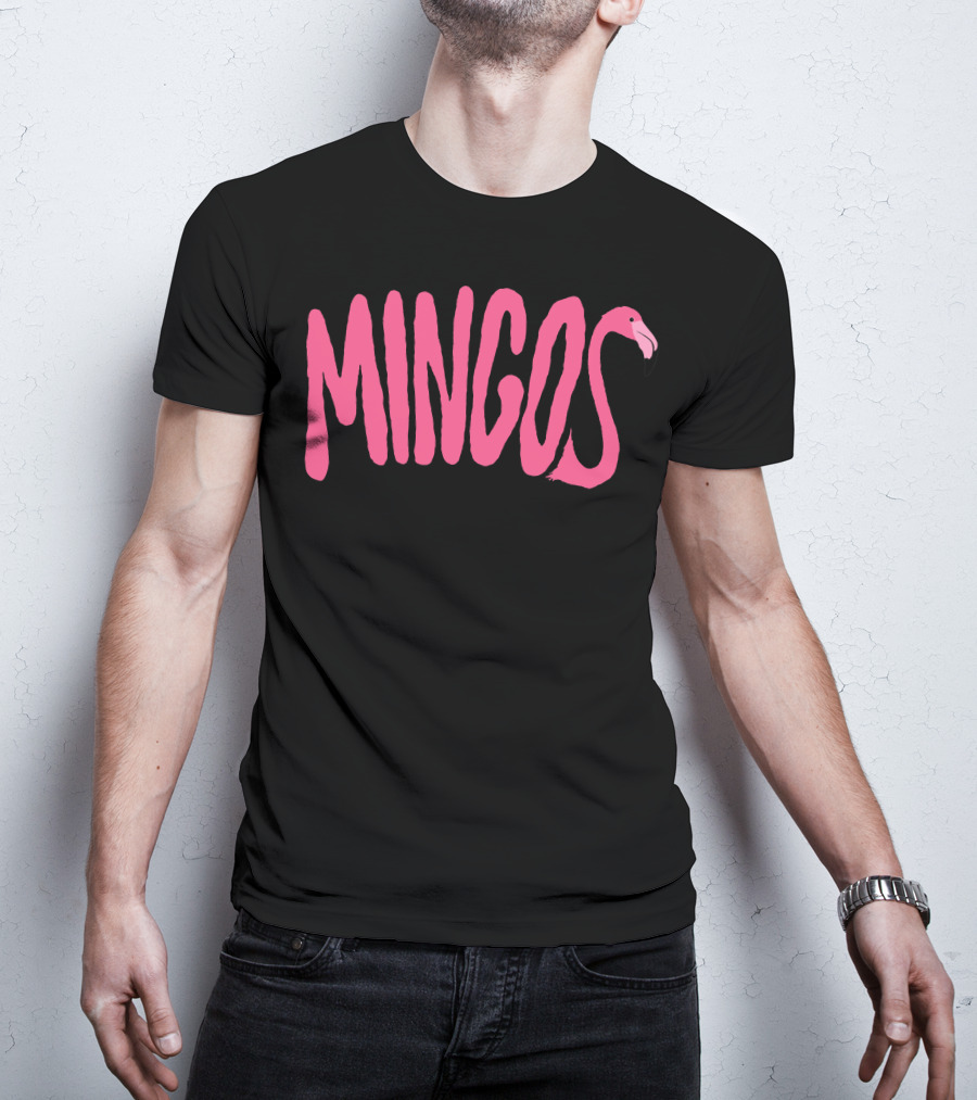 Mingos Text Flamingo T-Shirt