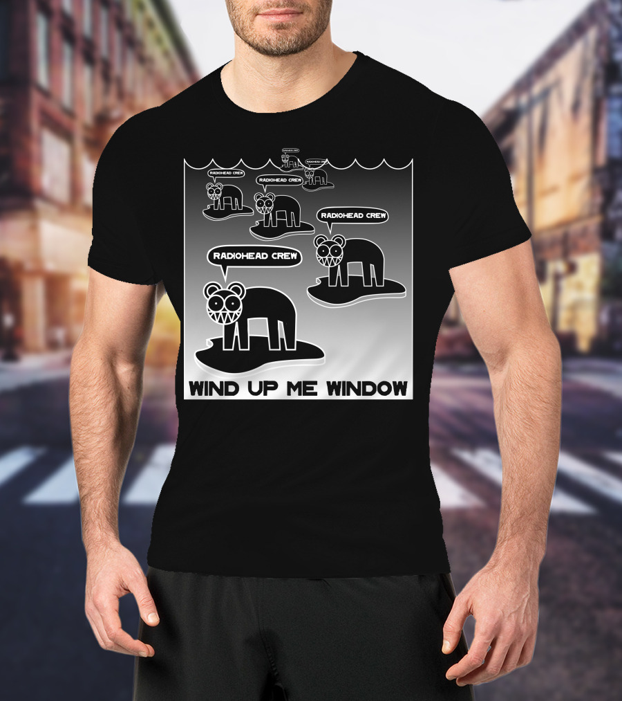 Radiohead Crew Wind Up ME Window T-Shirt