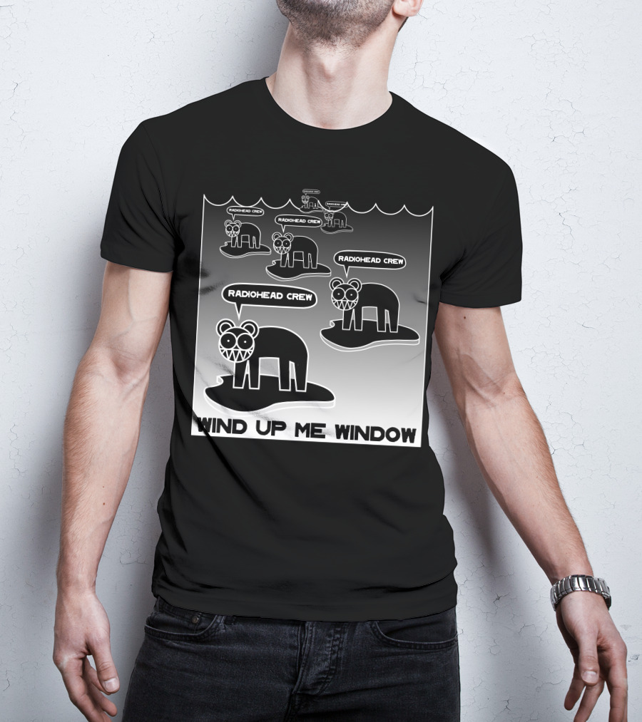 Radiohead Crew Wind Up ME Window T-Shirt