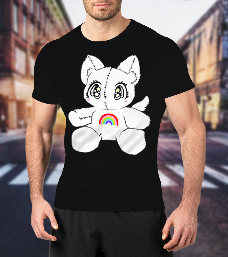 Slayyyter Rainbow Cat Plushie T-Shirt