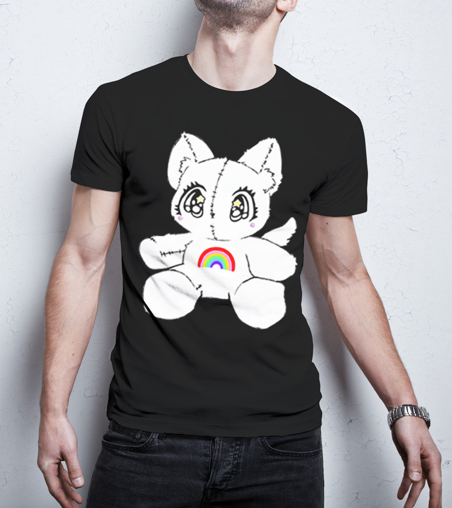 Slayyyter Rainbow Cat Plushie T-Shirt