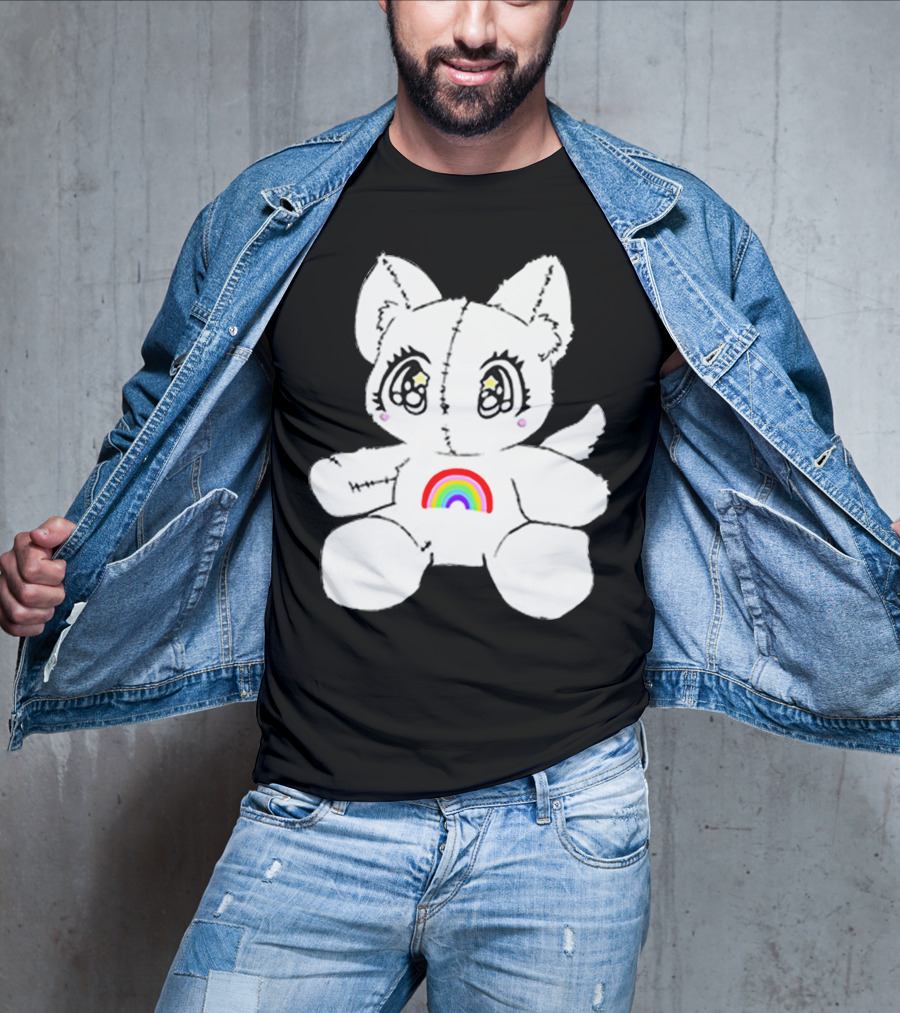 Slayyyter Rainbow Cat Plushie T-Shirt