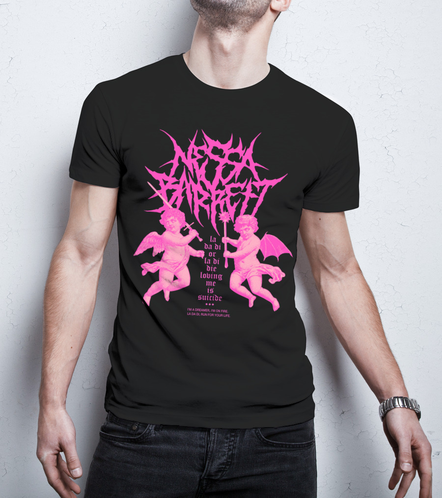 Nessa Barrett La Da Di Or La Di Die Loving Me Is Suicide Cherubs T-Shirt