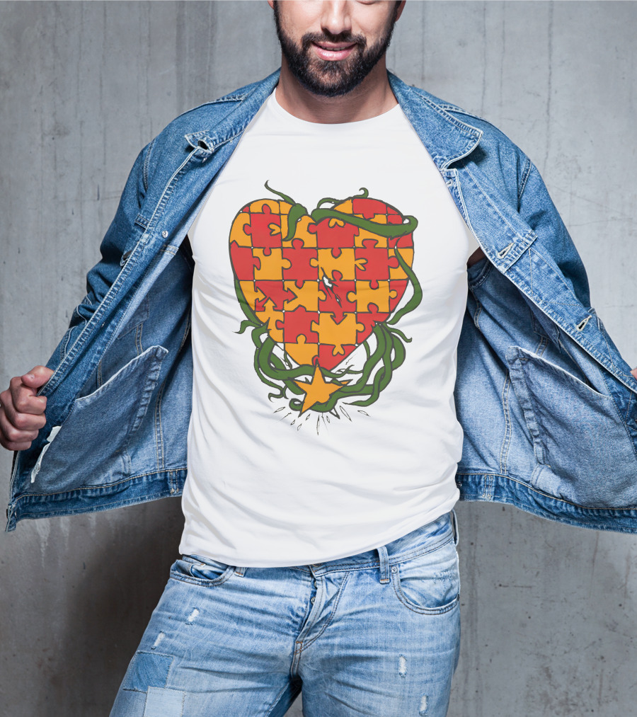 Gallery Dept Heart Puzzle And Vine T-Shirt
