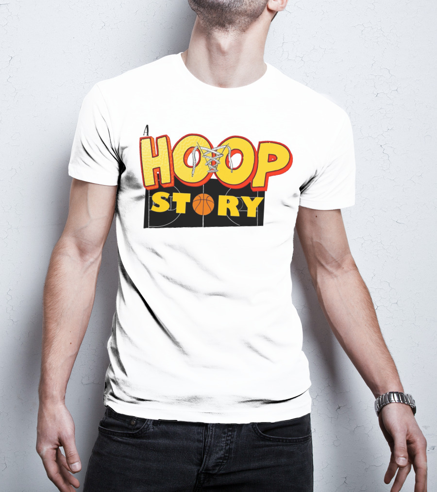 A Hoop Story Basketball Court T-Shirt