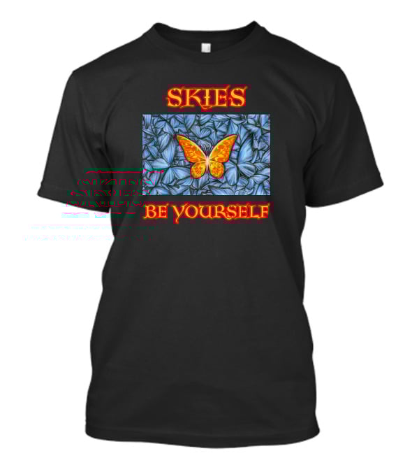 Skies Be Yourself Butterfly Blue And Orange Lil Skies Merch T-Shirt