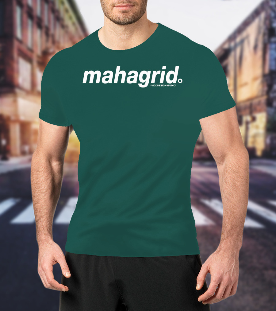 Mahagrid MGDESIGNSTUDIO Forest Green T-Shirt