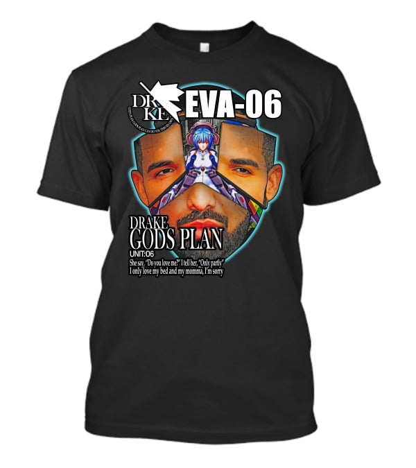 DRAKE EVA-06 GODS PLAN UNIT 06 T-Shirt
