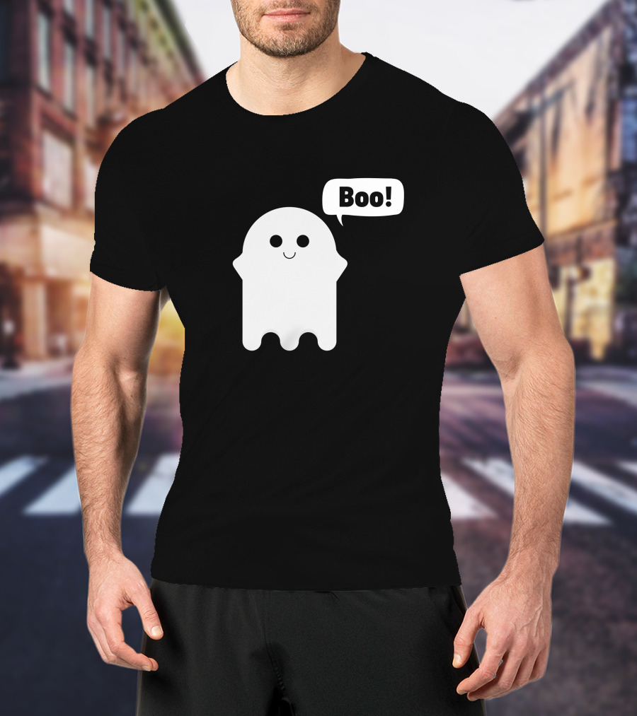 Cute Smiley Ghost Boo Edition T-Shirt
