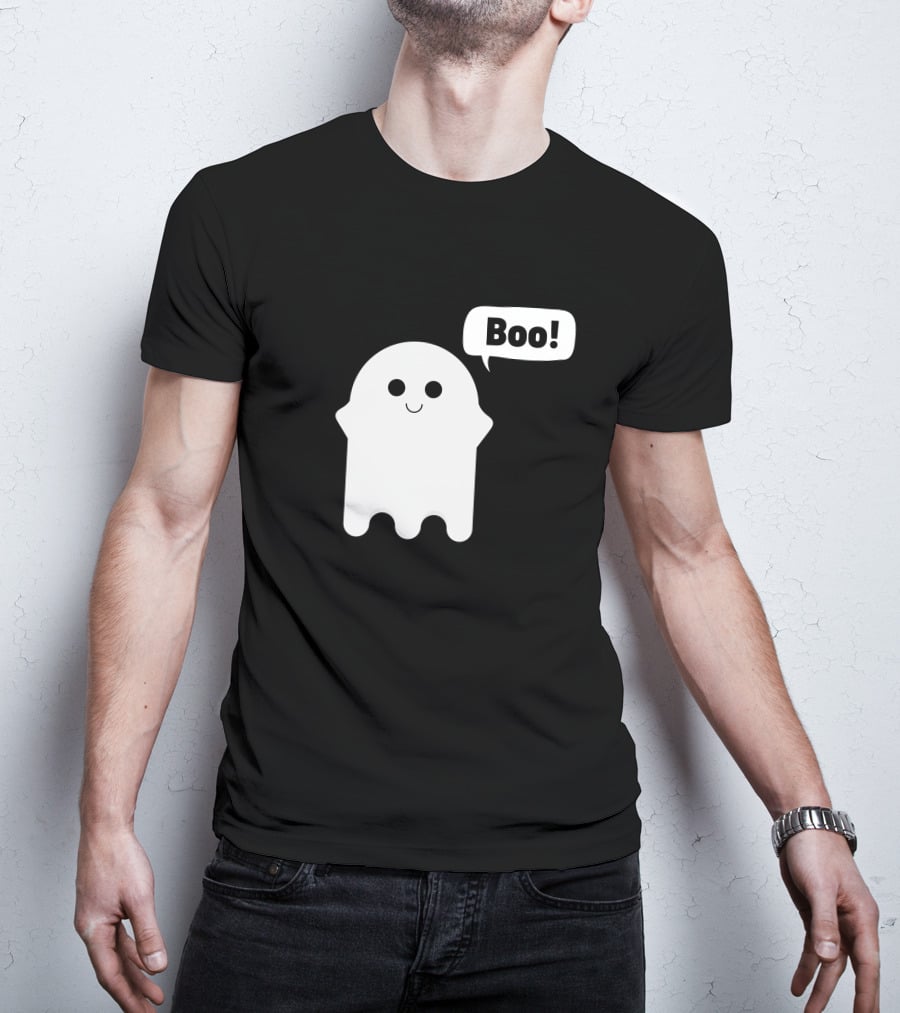 Cute Smiley Ghost Boo Edition T-Shirt