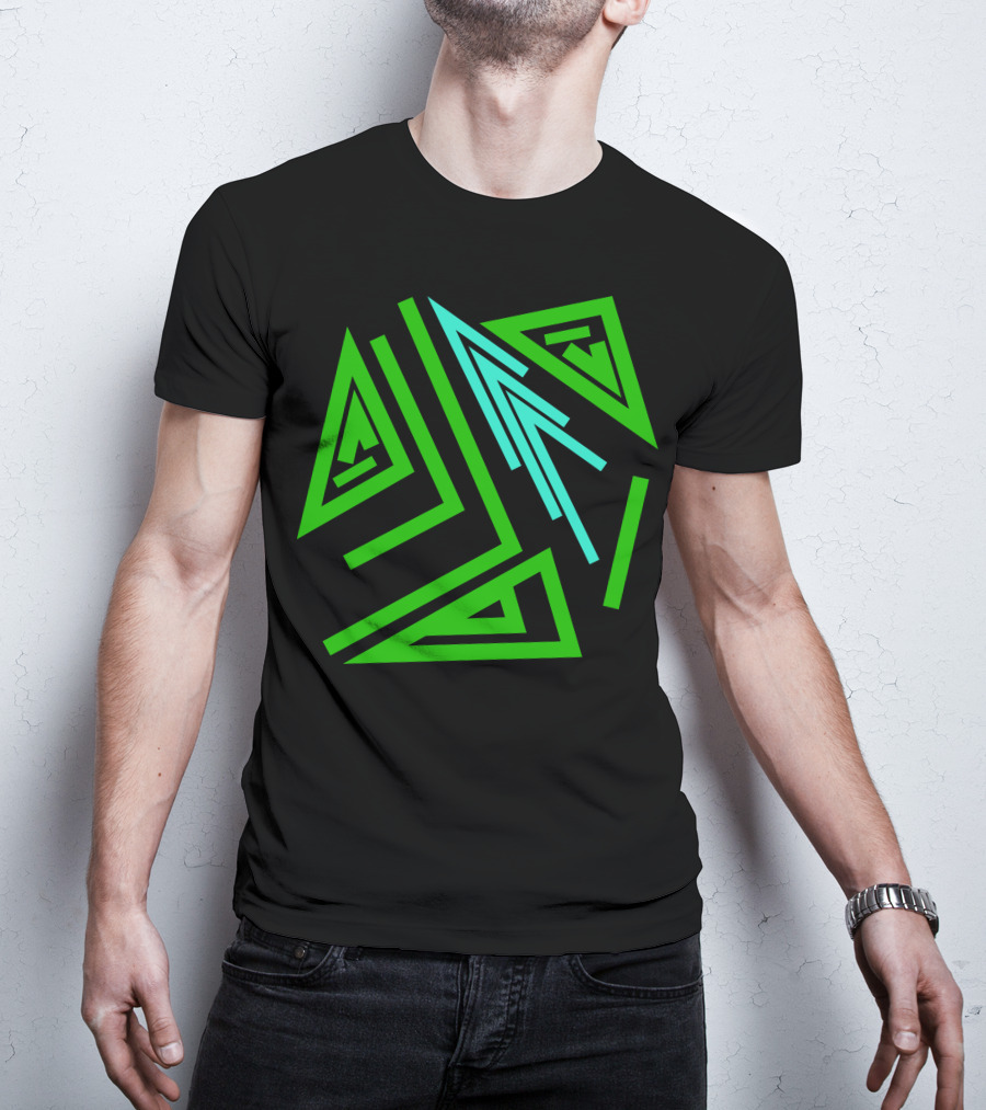 Mystical Geometry Alchemy Symbol And Magic Runes Sign T-Shirt