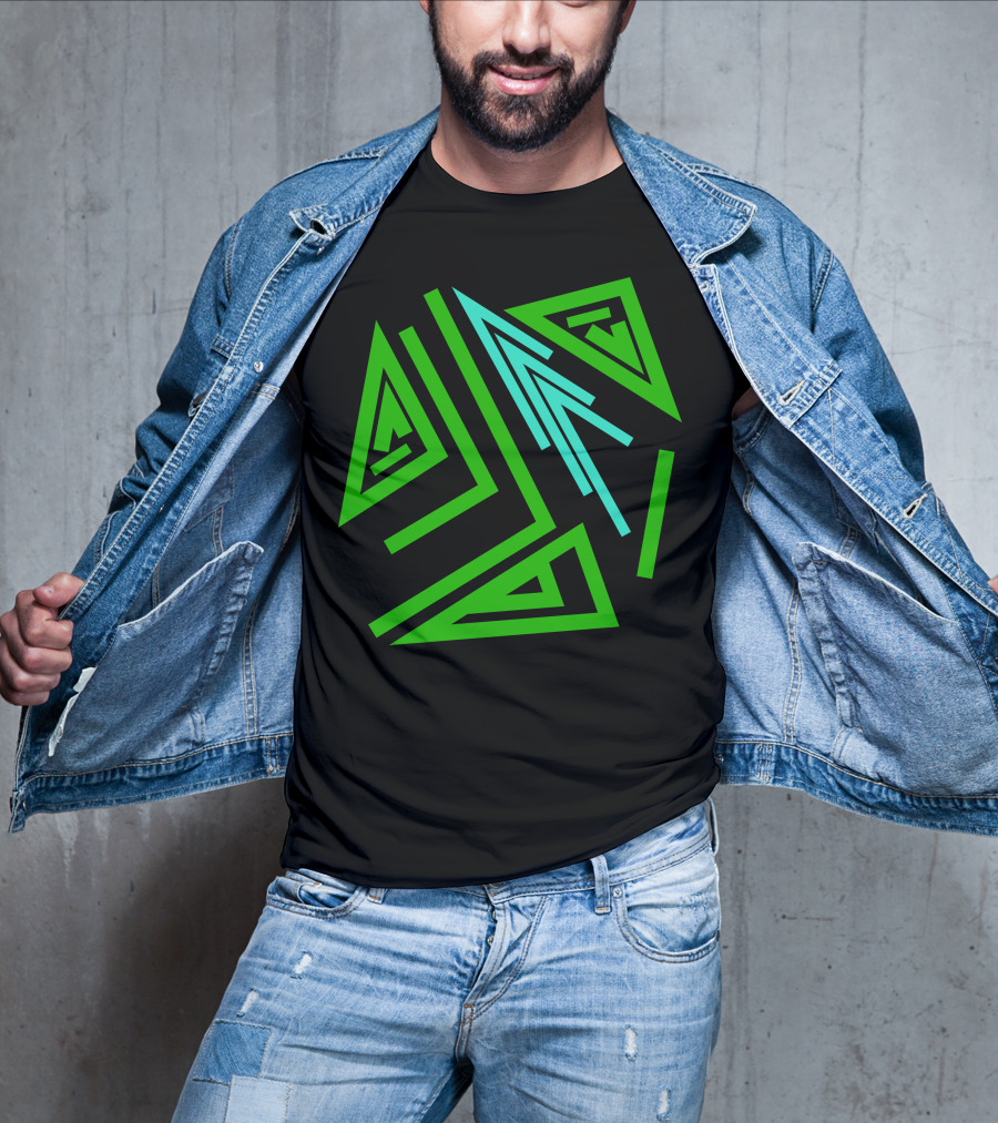 Mystical Geometry Alchemy Symbol And Magic Runes Sign T-Shirt