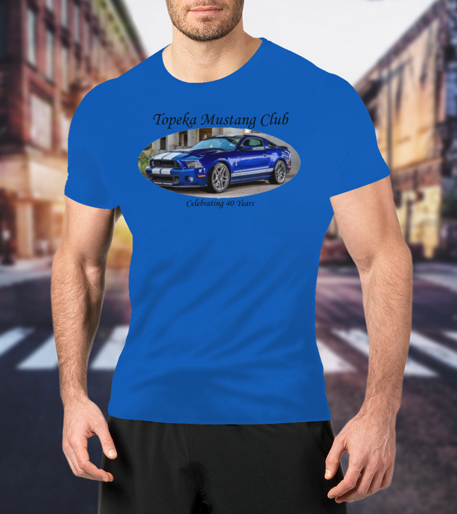 Topeka Mustang Club Celebrating 40 Years T-Shirt