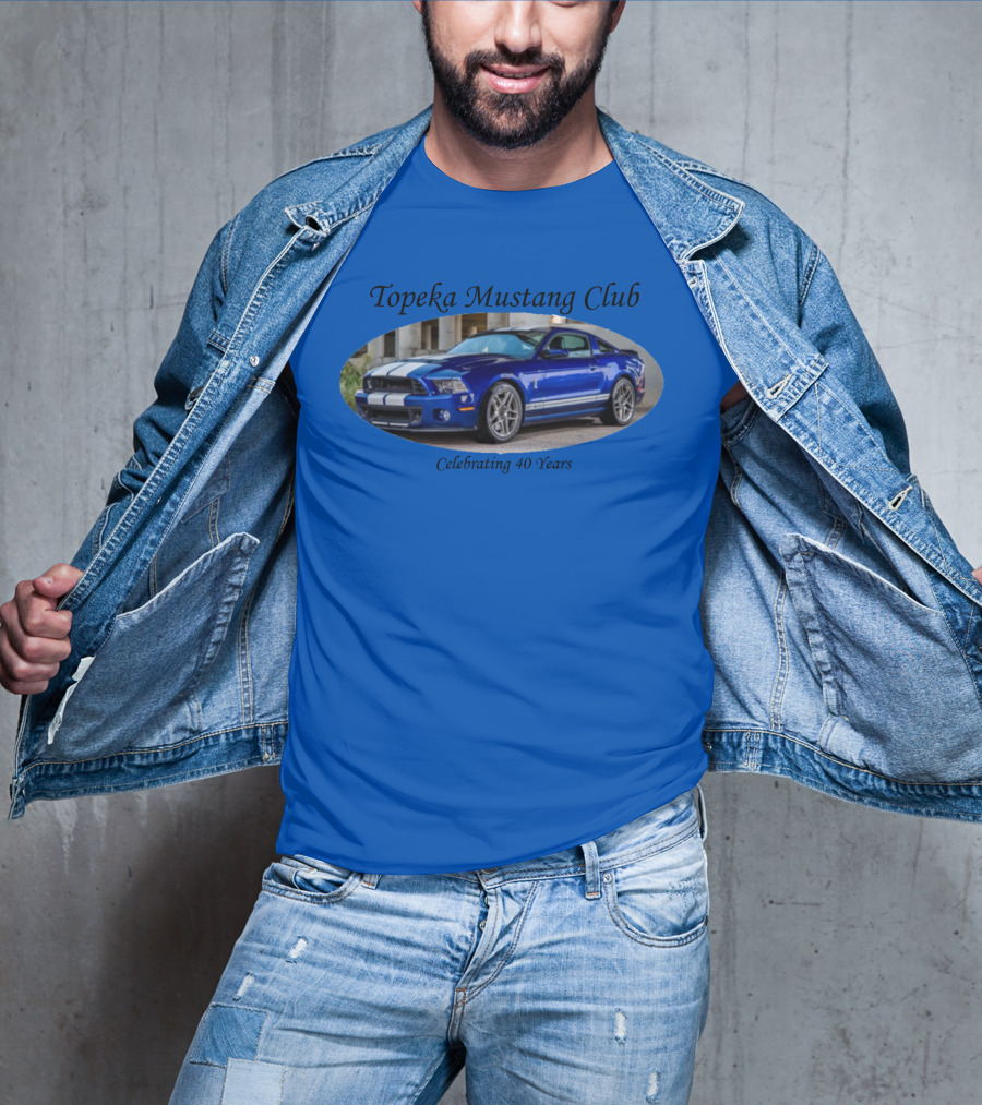 Topeka Mustang Club Celebrating 40 Years T-Shirt