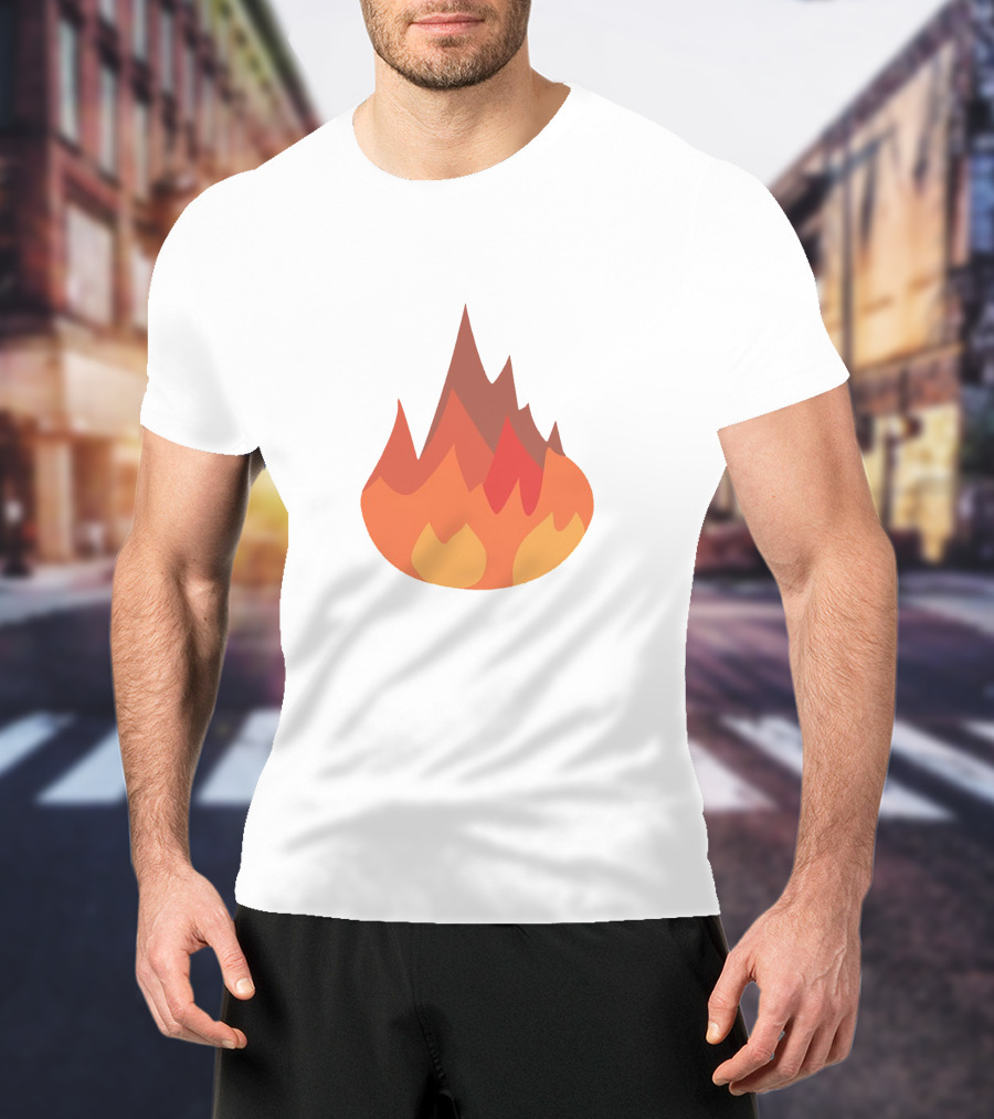 Sapnap Fire Icon Flame Symbol Gaming Merchandise T-Shirt
