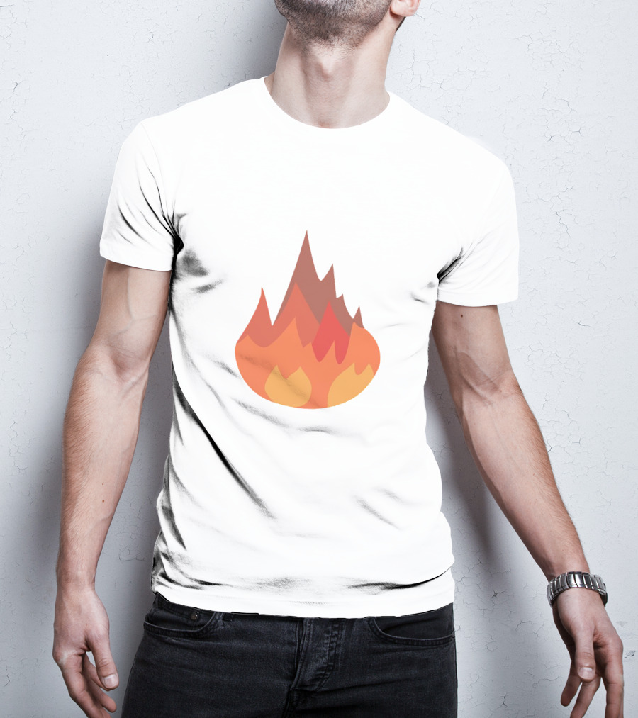 Sapnap Fire Icon Flame Symbol Gaming Merchandise T-Shirt