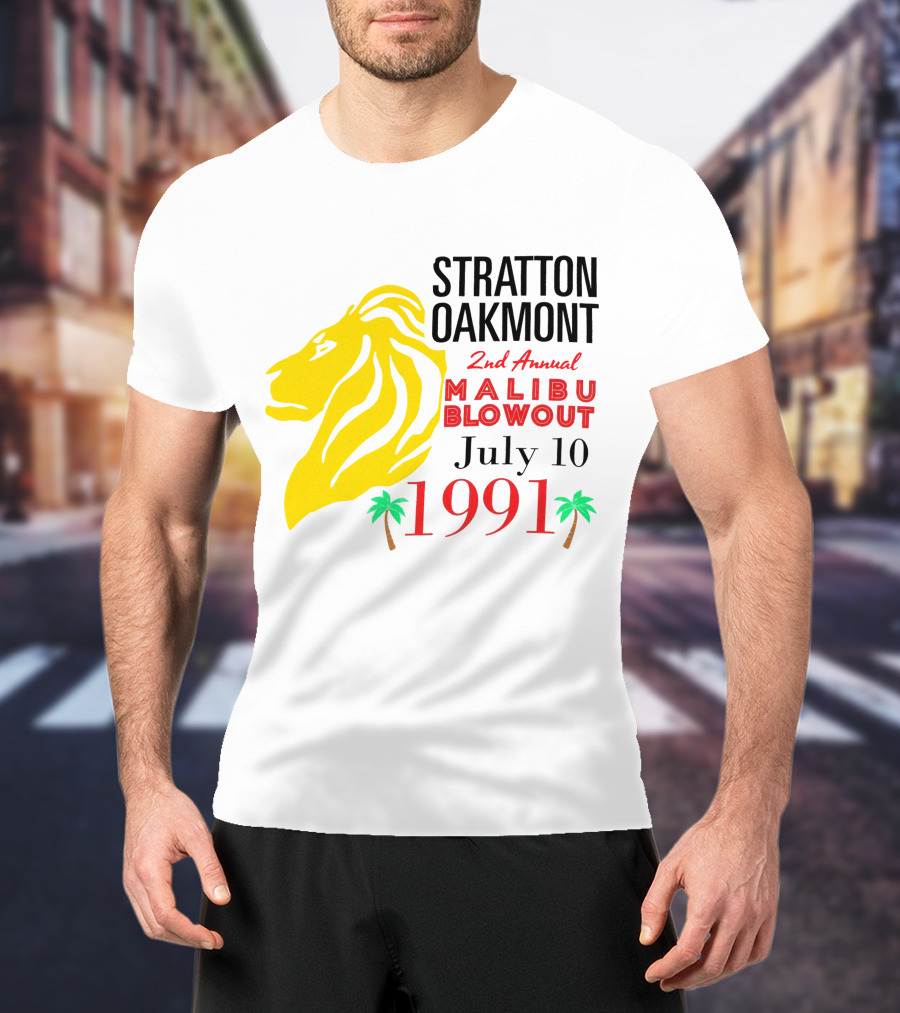 Stratton Oakmont 2nd Annual Malibu Blowout July 10 1991 T-Shirt
