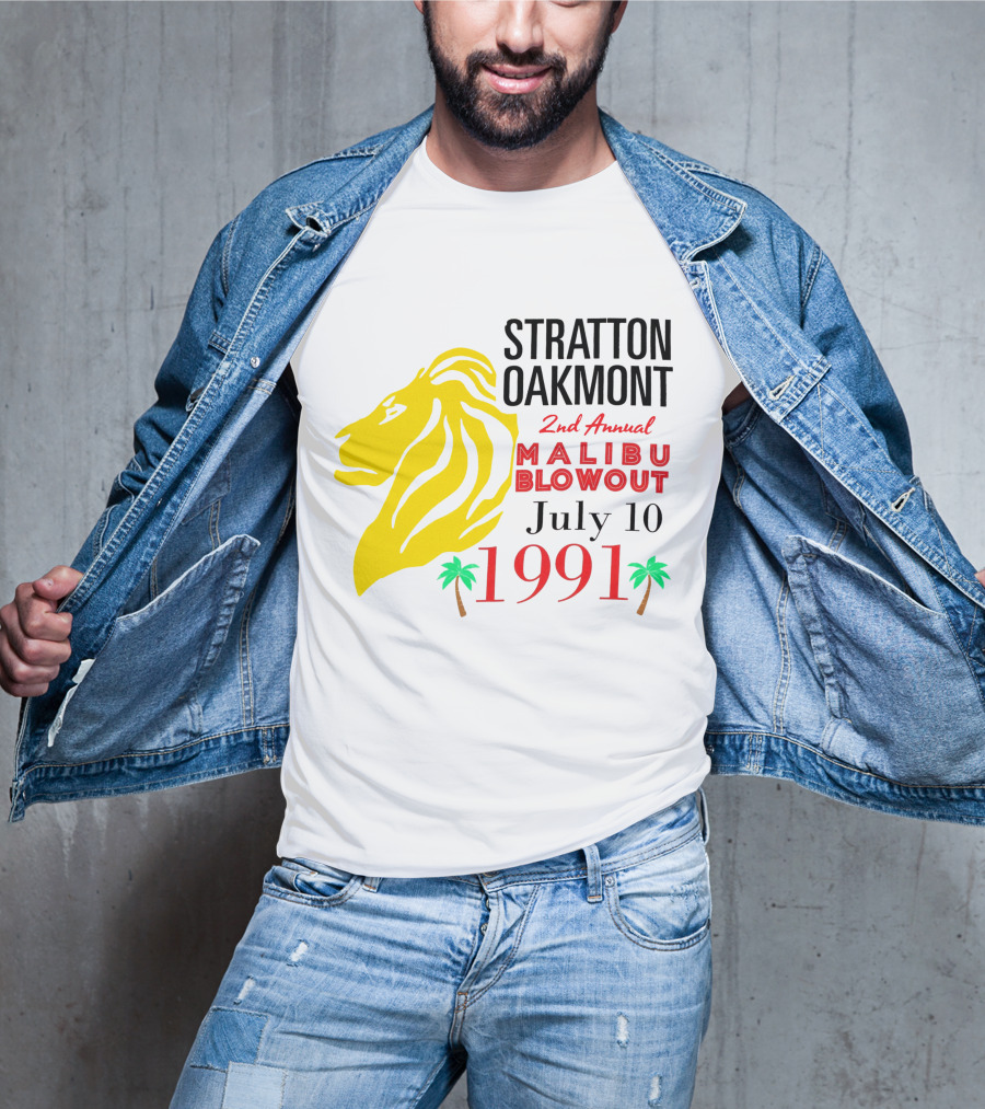 Stratton Oakmont 2nd Annual Malibu Blowout July 10 1991 T-Shirt
