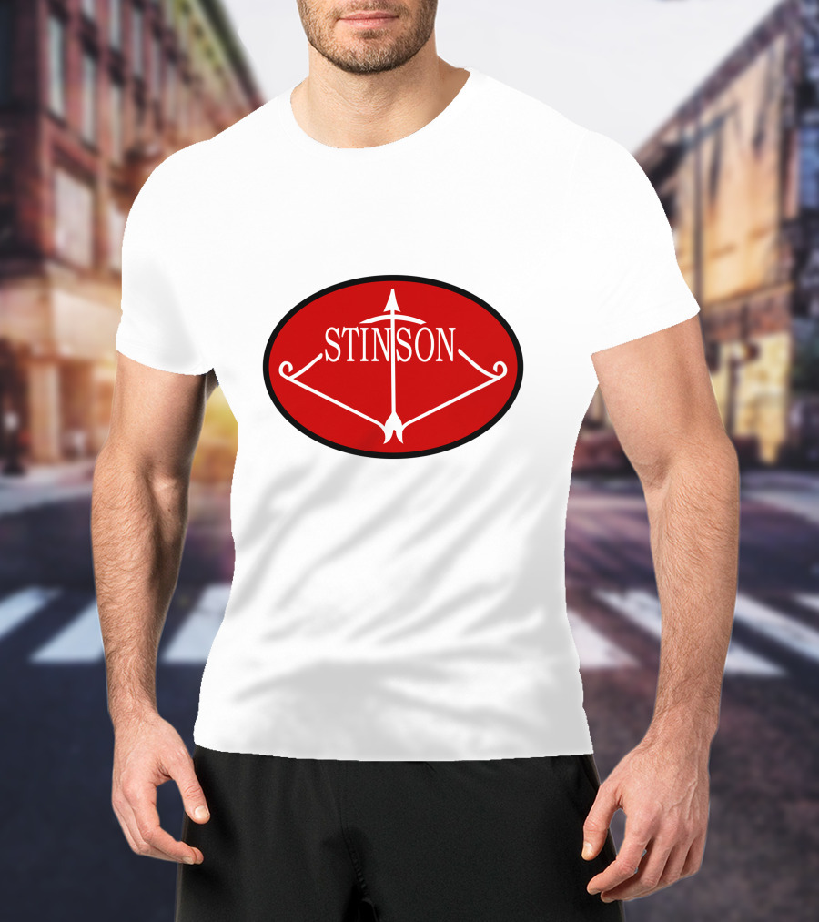 Stinson Aircraft Company Red Oval Emblem T-Shirt