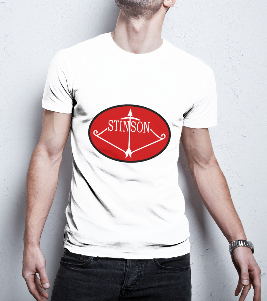 Stinson Aircraft Company Red Oval Emblem T-Shirt