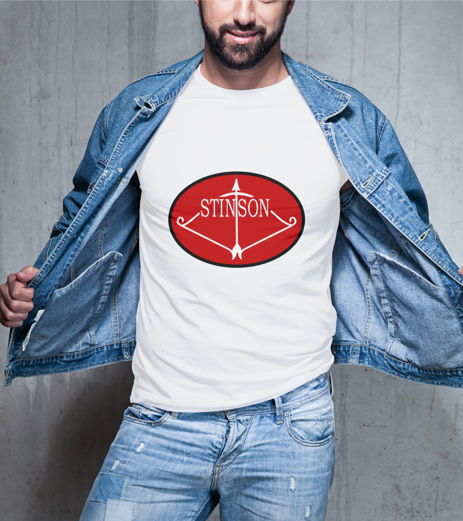 Stinson Aircraft Company Red Oval Emblem T-Shirt