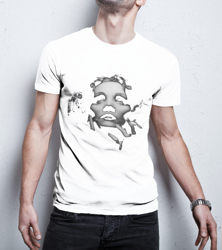 Marlene Dietrich Pre Shrunk Hand Screened Cotton Face T-Shirt