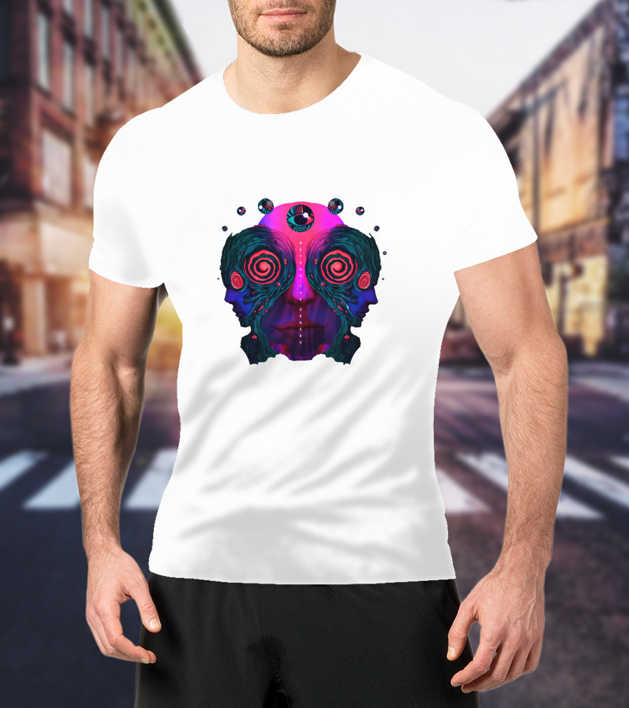Rezz Beyond The Senses Psychedelic Faces T-Shirt