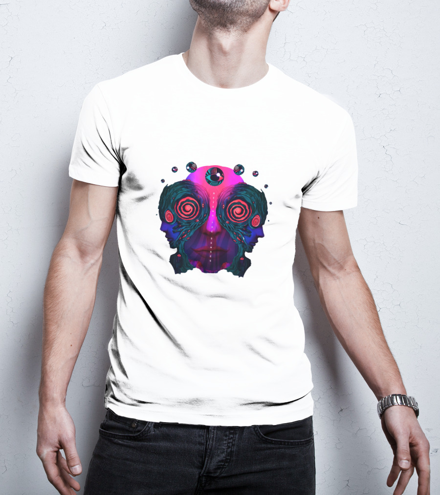 Rezz Beyond The Senses Psychedelic Faces T-Shirt