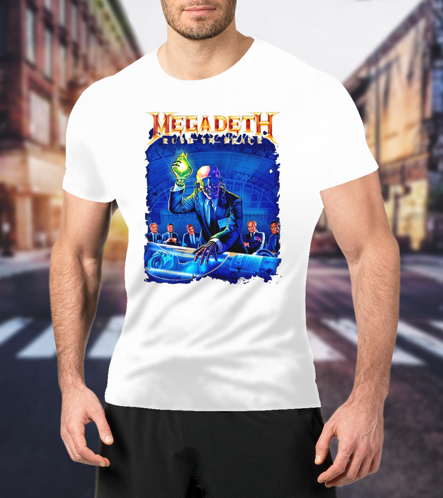 Plus Size Megadeth Rust In Peace M234xl M494 Raglan Summer T-Shirt