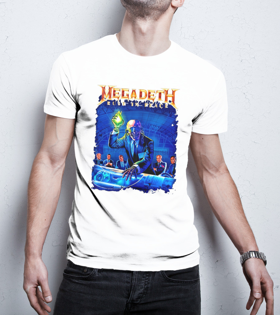 Plus Size Megadeth Rust In Peace M234xl M494 Raglan Summer T-Shirt