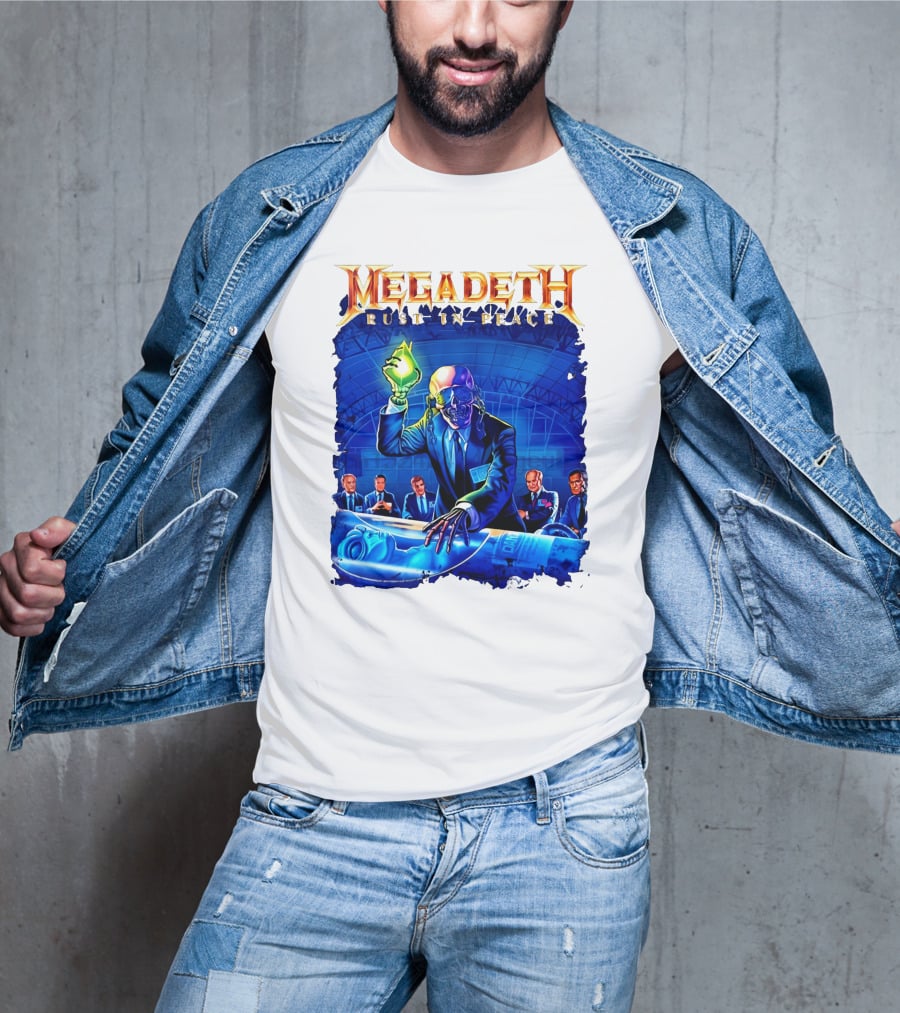 Plus Size Megadeth Rust In Peace M234xl M494 Raglan Summer T-Shirt
