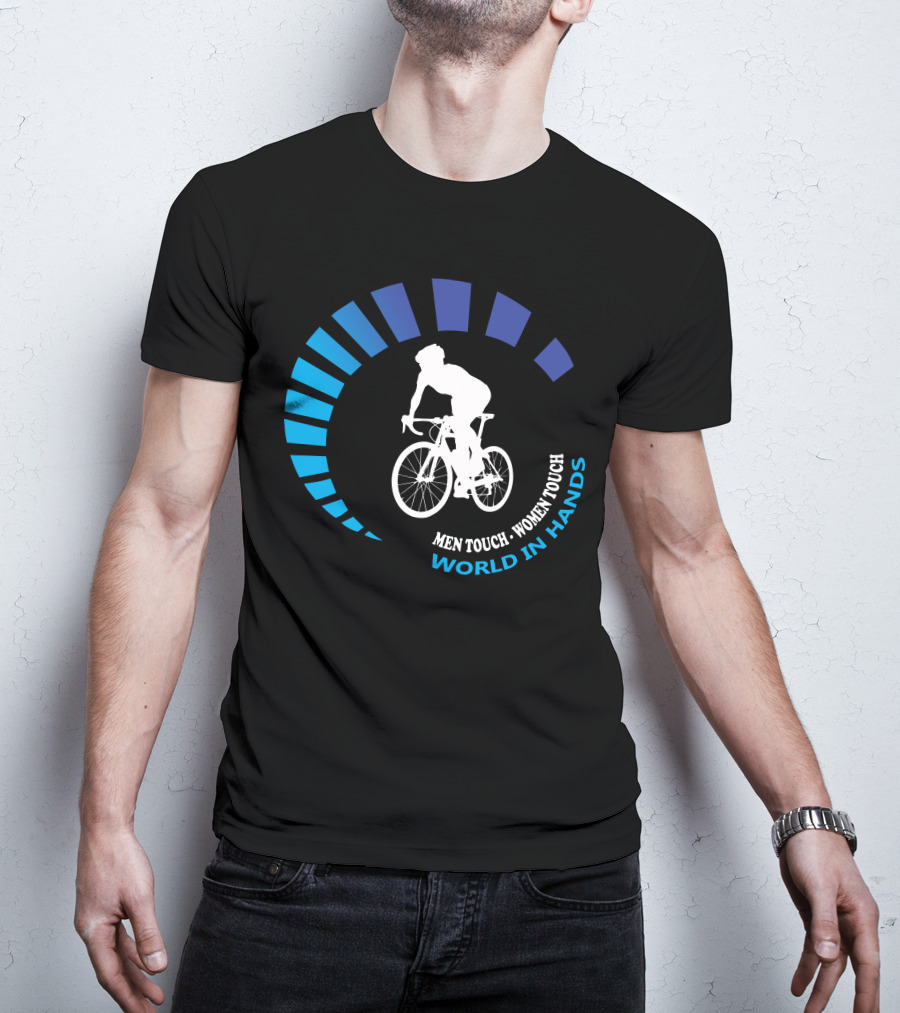MEN TOUCH WOMEN TOUCH VINTAGE EUROPEAN WORLD IN HANDS T-Shirt