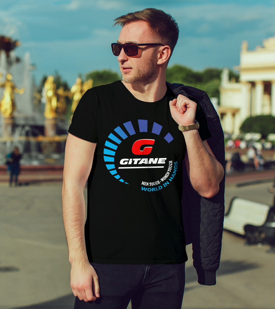GITANE Men Touch Women Touch World In Hands T-Shirt