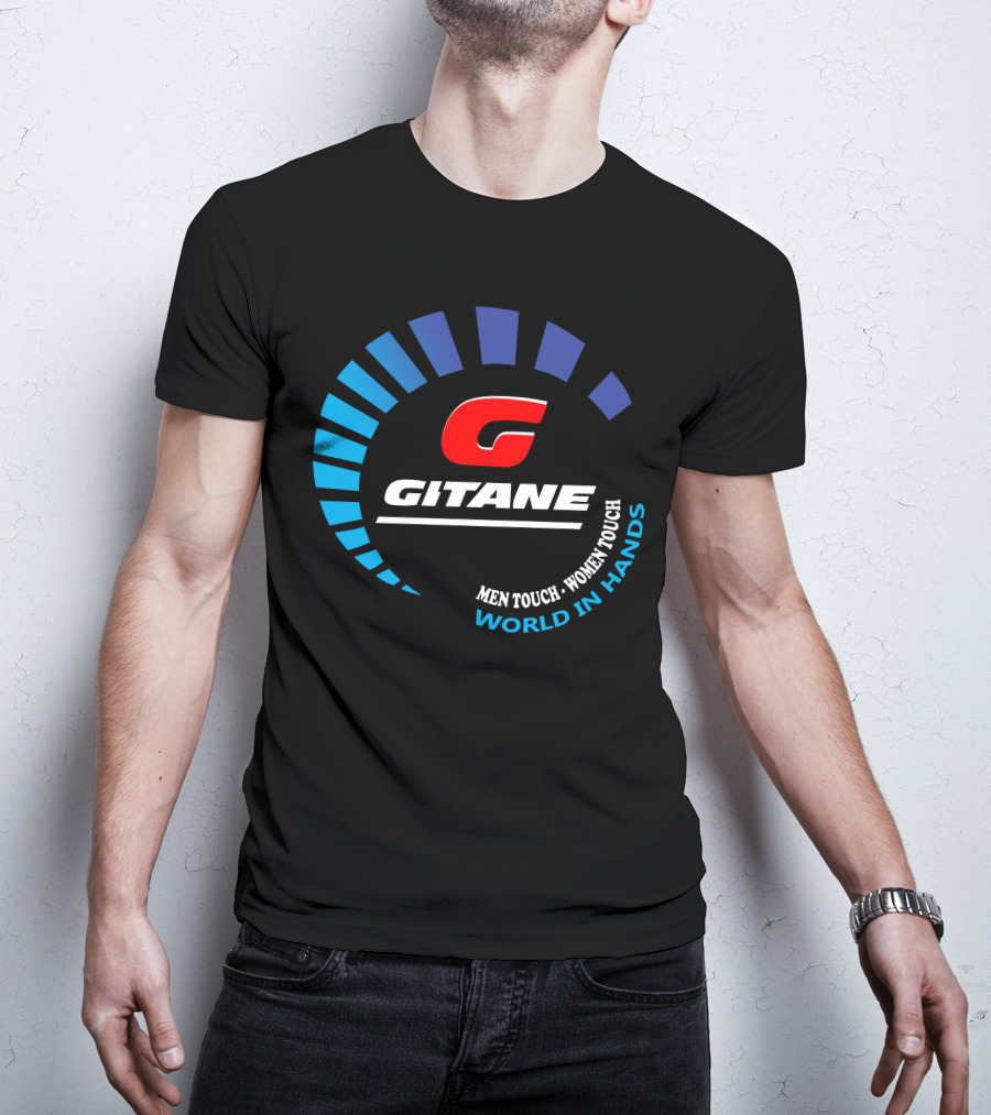 GITANE Men Touch Women Touch World In Hands T-Shirt