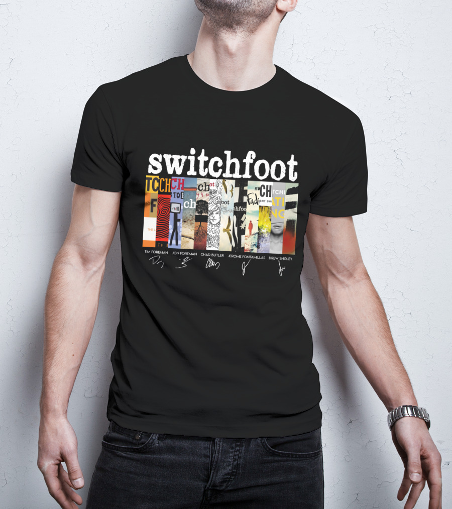Switchfoot Albums Tim Foreman Jon Foreman Chad Butler Jerome Fontamillas Drew Shirley T-Shirt