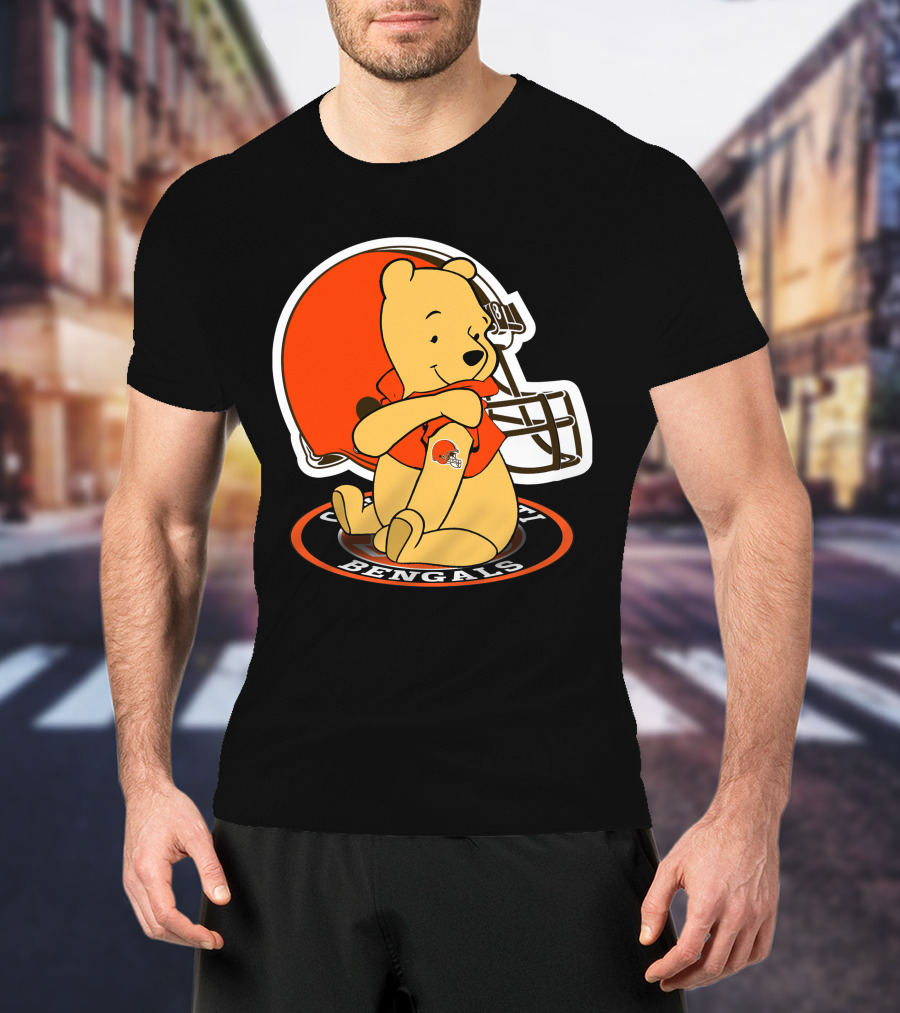 Pooh Browns Cincinnati Bengals T-Shirt
