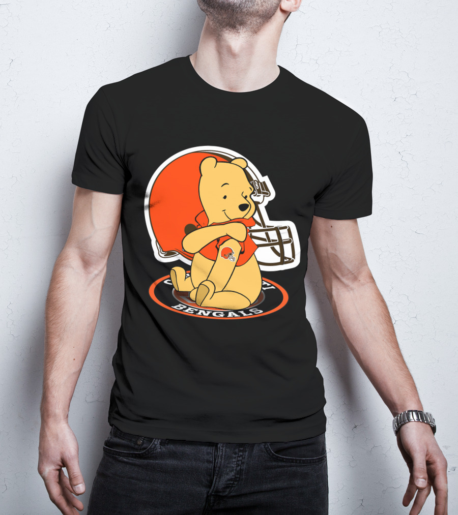 Pooh Browns Cincinnati Bengals T-Shirt