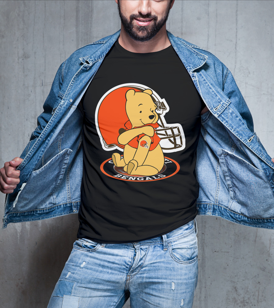 Pooh Browns Cincinnati Bengals T-Shirt