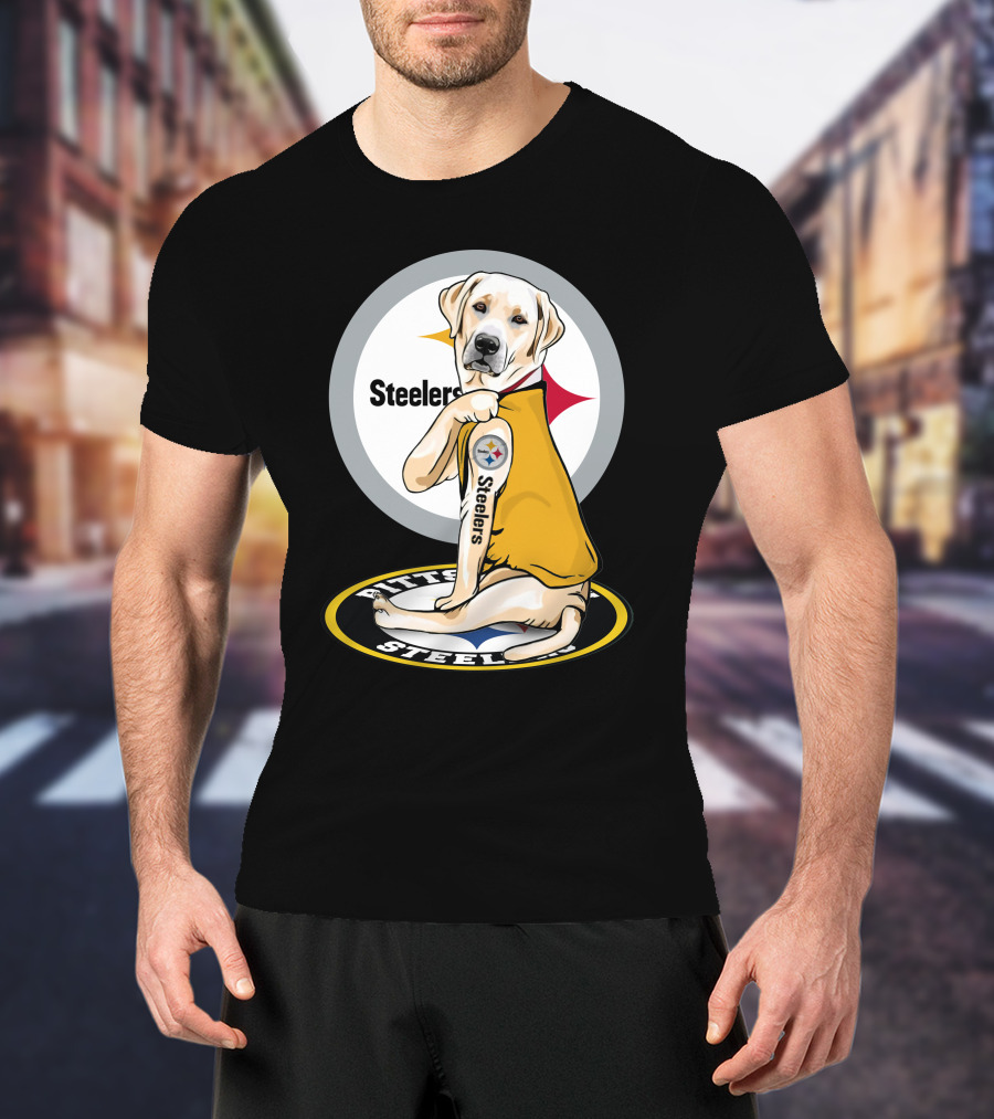 Steelers Labrador NFL Fan T-Shirt